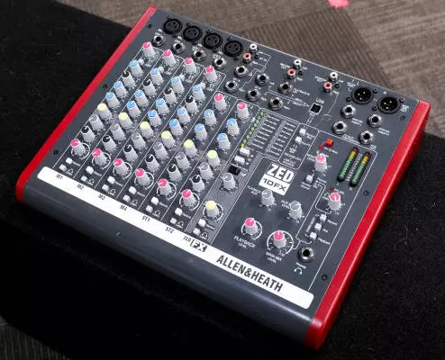Allen & Heath - ZED-10FX - 10 Channel Live/Recording Mixer with USB & FX